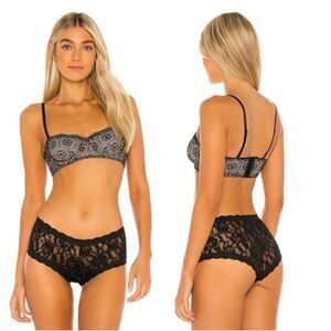 Free People Starla Underwire Bra 36B black